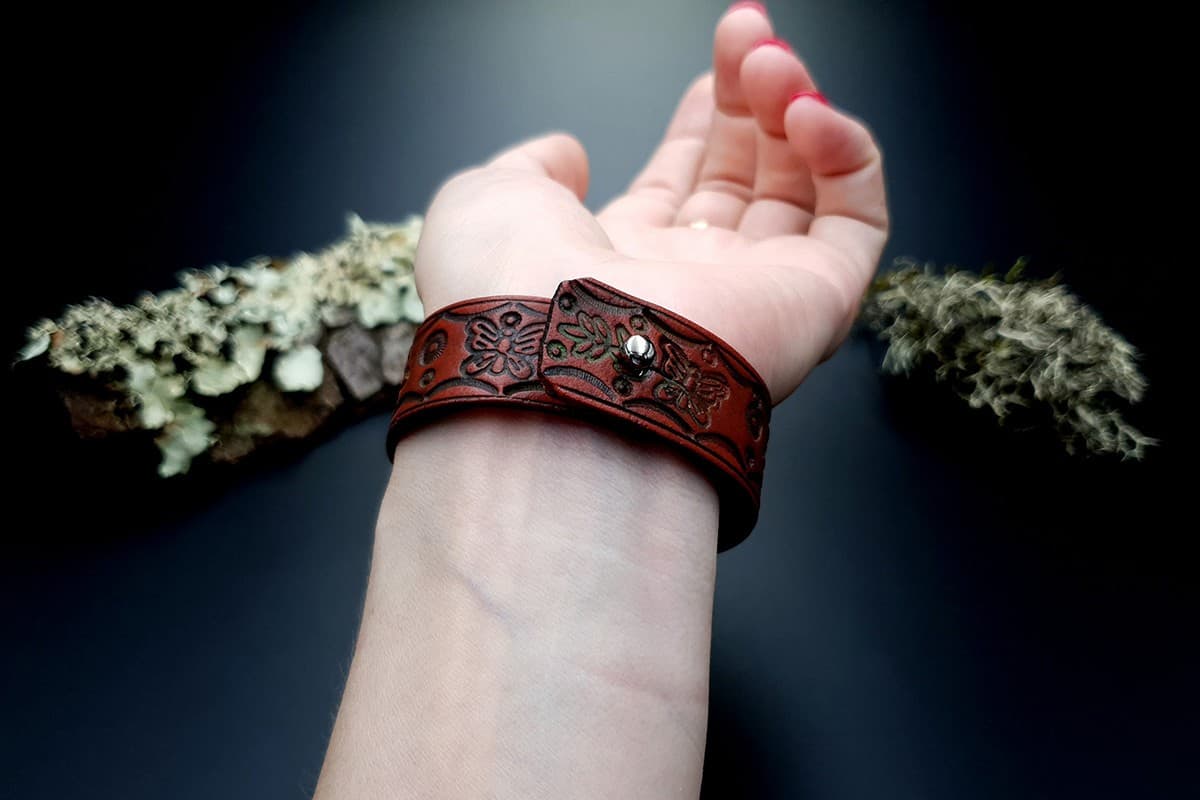 Faux Leather Bracelet #3 Bracelet SweetyBijou Jewelry