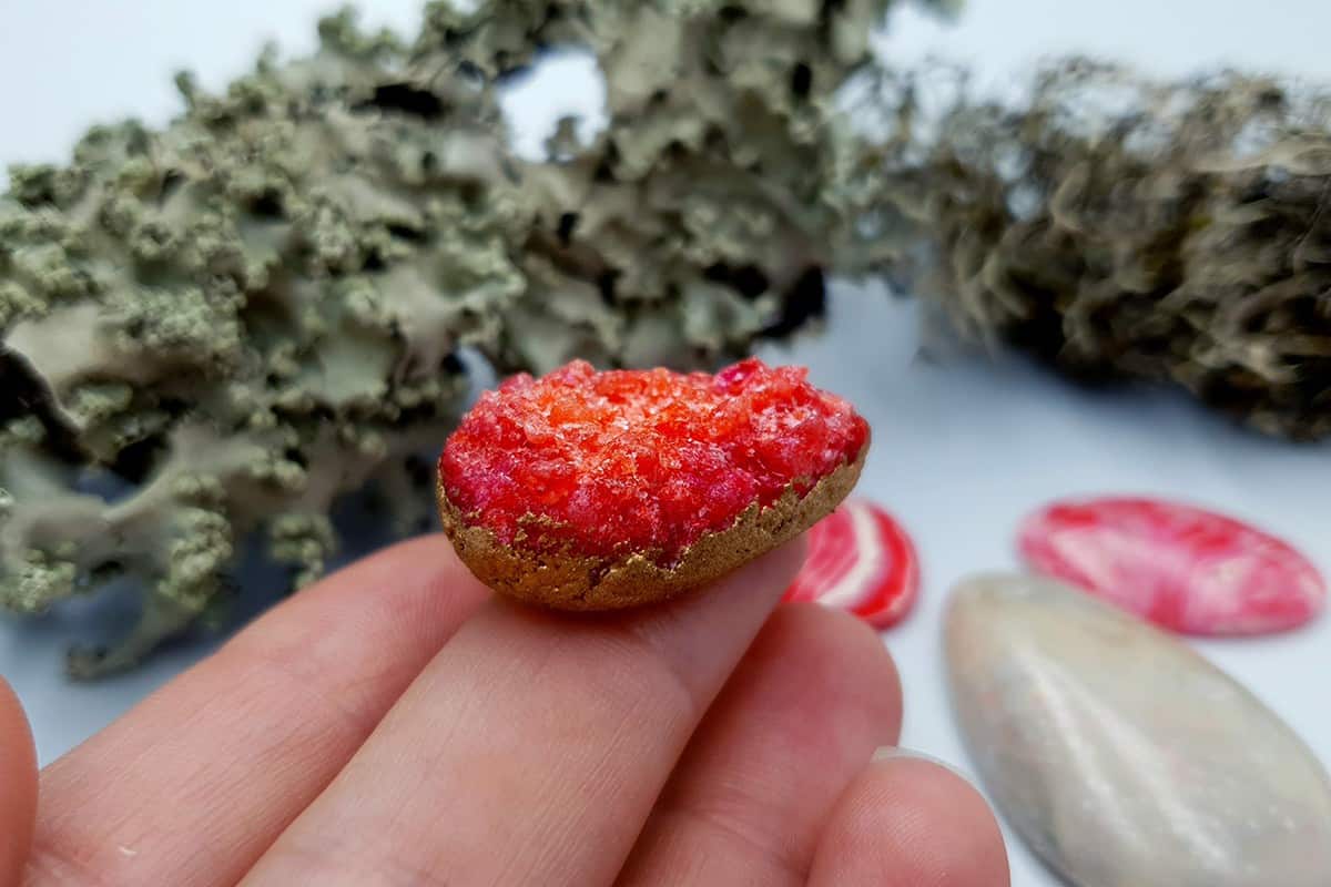 4 pcs Faux Pink Stones from Polymer Clay (Set #1) Cabochons SweetyBijou Cabochons