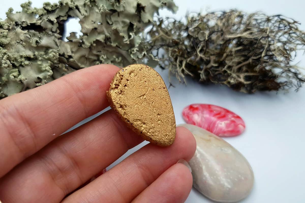 4 pcs Faux Pink Stones from Polymer Clay (Set #1) Cabochons SweetyBijou Cabochons