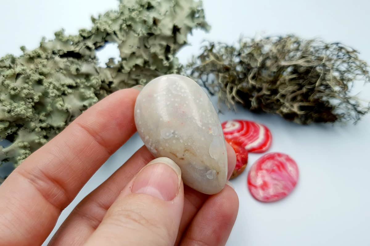 4 pcs Faux Pink Stones from Polymer Clay (Set #1) Cabochons SweetyBijou Cabochons