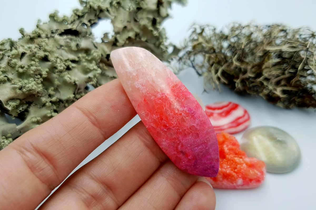 4 pcs Faux Pink Stones from Polymer Clay (Set #3) Cabochons SweetyBijou Cabochons