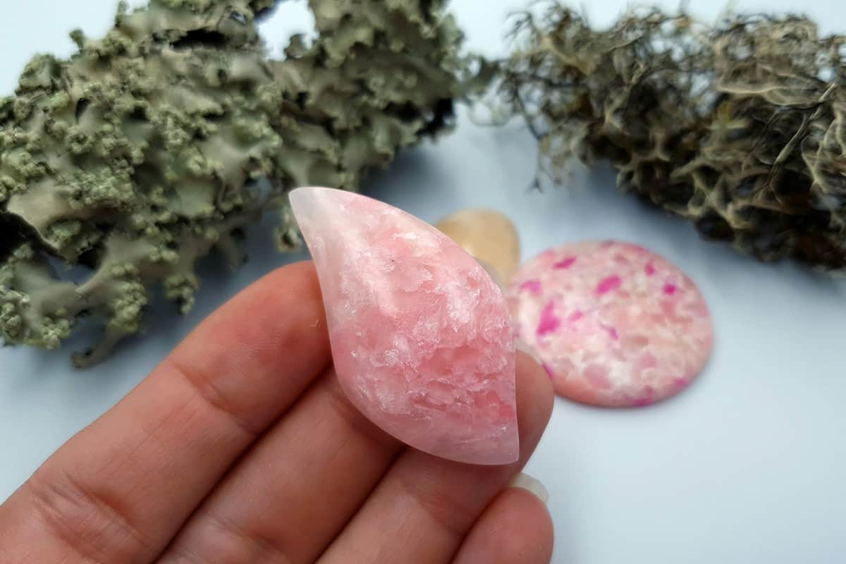 3 pcs Faux Pink Stones from Polymer Clay (Set #6) Cabochons SweetyBijou Cabochons