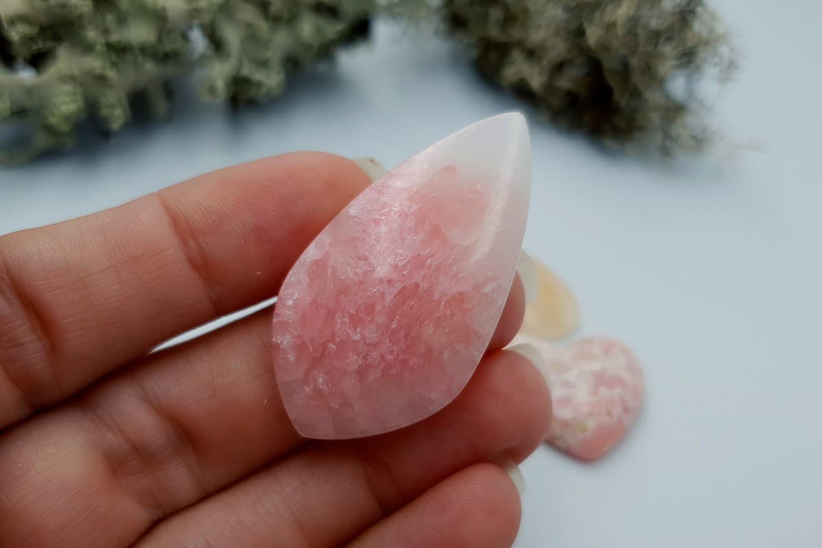 3 pcs Faux Pink Stones from Polymer Clay (Set #10) Cabochons SweetyBijou Cabochons