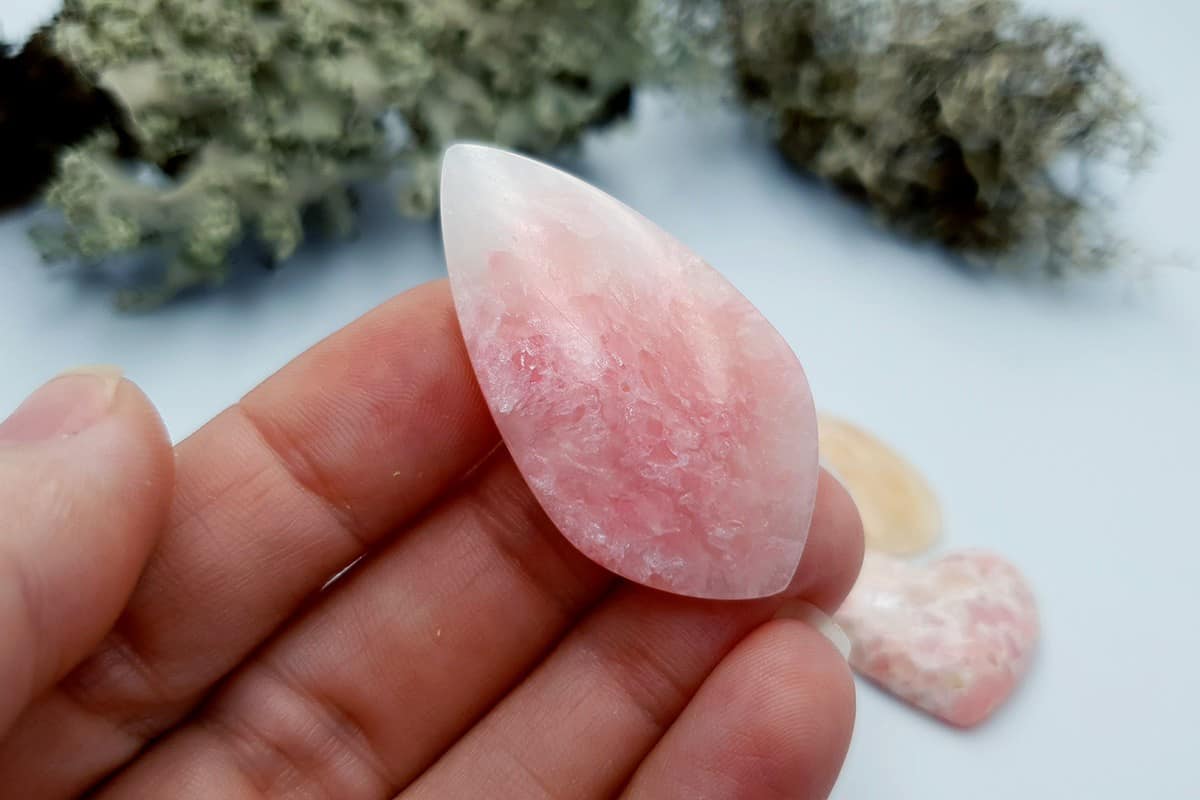 3 pcs Faux Pink Stones from Polymer Clay (Set #10) Cabochons SweetyBijou Cabochons