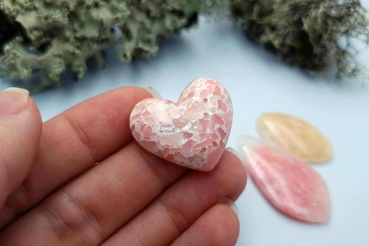 3 pcs Faux Pink Stones from Polymer Clay (Set #10) Cabochons SweetyBijou Cabochons