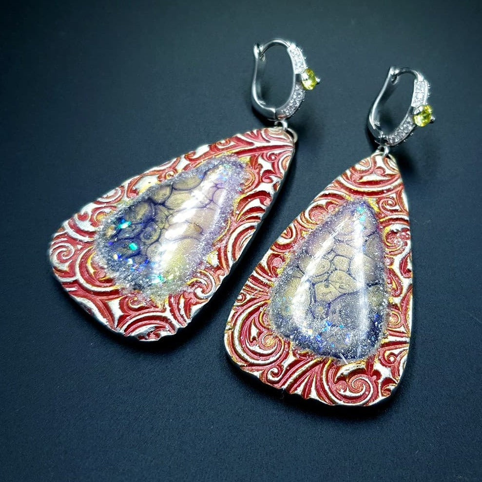 Frozen Windows Earrings Earrings SweetyBijou Jewelry Default Title