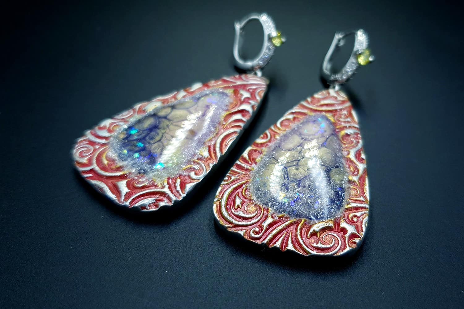 Frozen Windows Earrings Earrings SweetyBijou Jewelry
