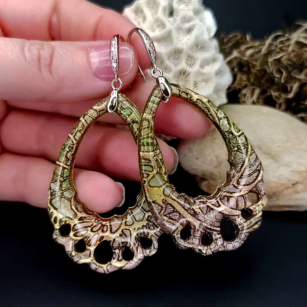 Romantic Earrings "Tender Lace" Earrings SweetyBijou Jewelry