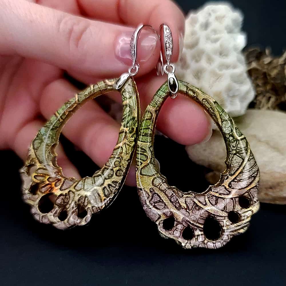 Romantic Earrings "Tender Lace" Earrings SweetyBijou Jewelry