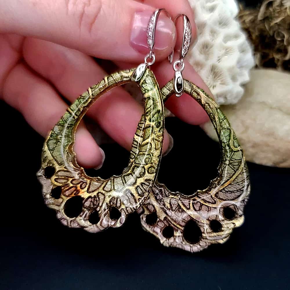 Romantic Earrings "Tender Lace" Earrings SweetyBijou Jewelry