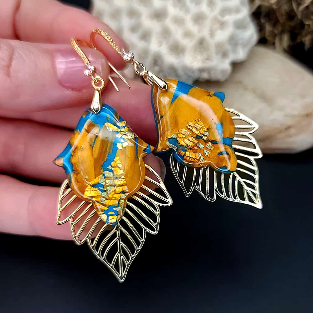 Romantic Earrings "Ice and Flame" Earrings SweetyBijou Jewelry