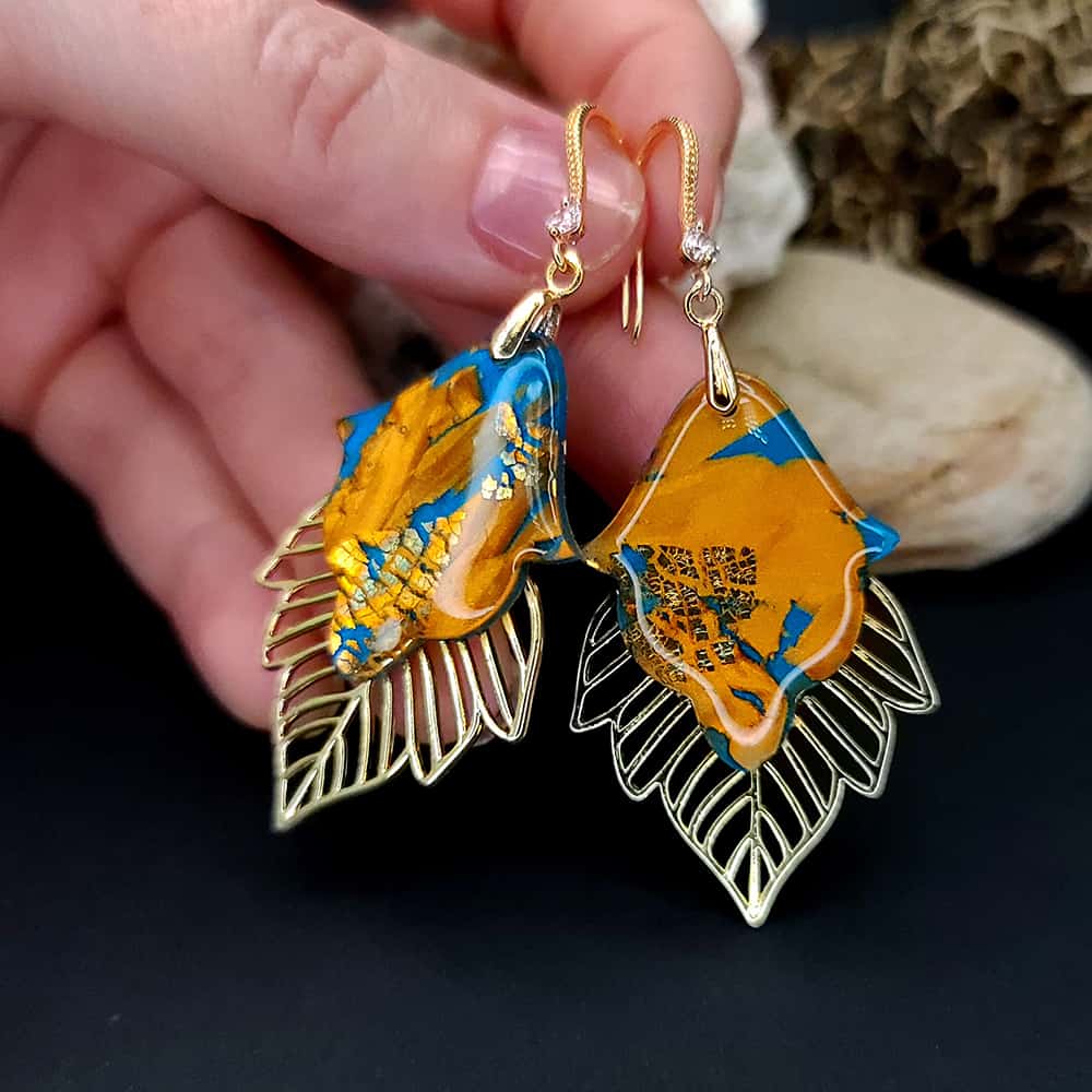 Romantic Earrings "Ice and Flame" Earrings SweetyBijou Jewelry