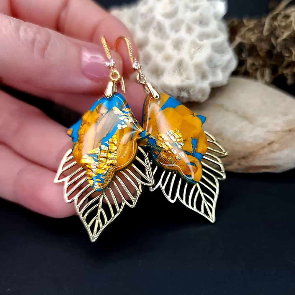 Romantic Earrings "Ice and Flame" Earrings SweetyBijou Jewelry