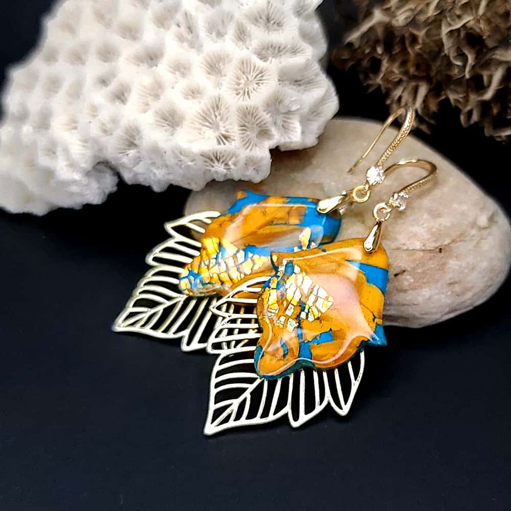 Romantic Earrings "Ice and Flame" Earrings SweetyBijou Jewelry