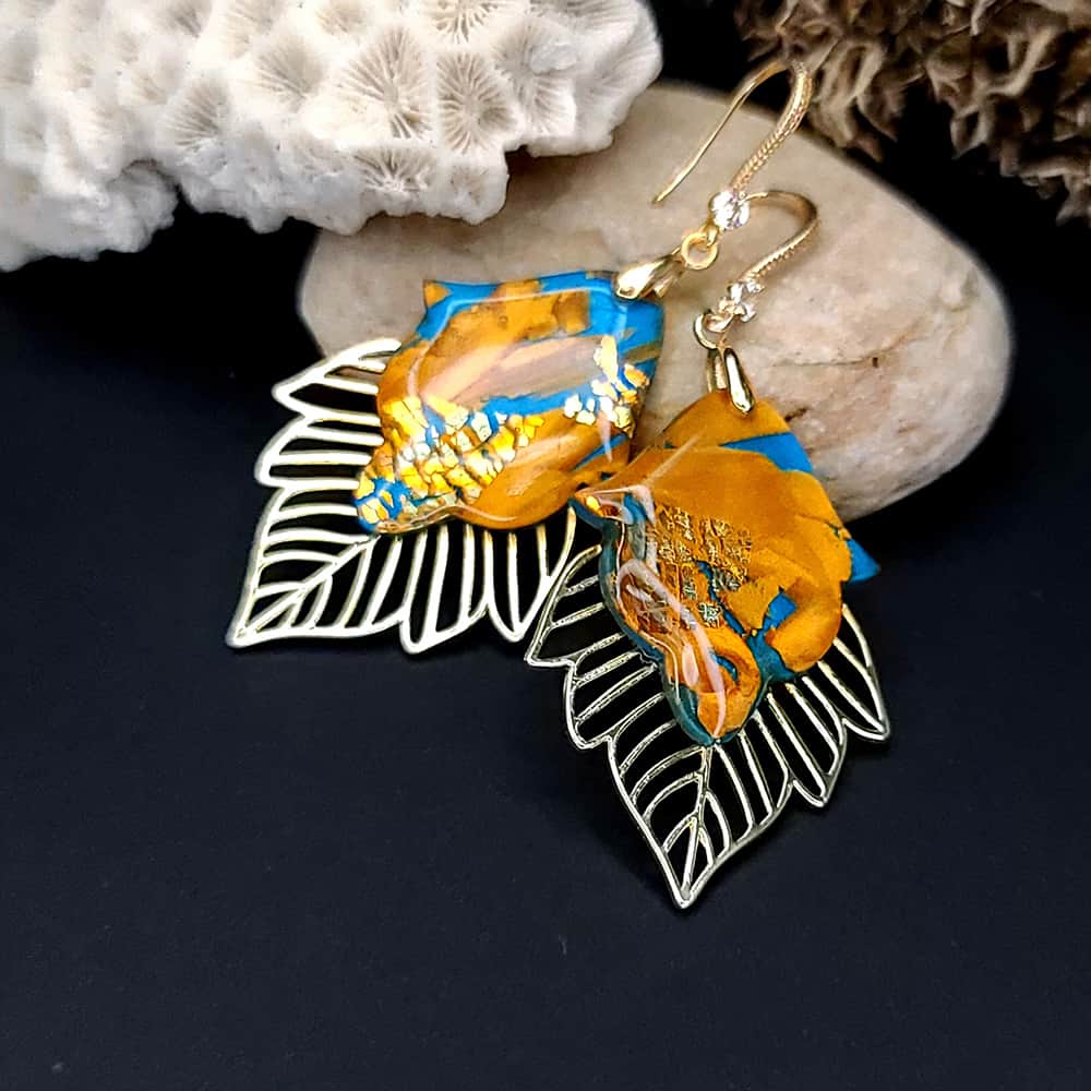 Romantic Earrings "Ice and Flame" Earrings SweetyBijou Jewelry