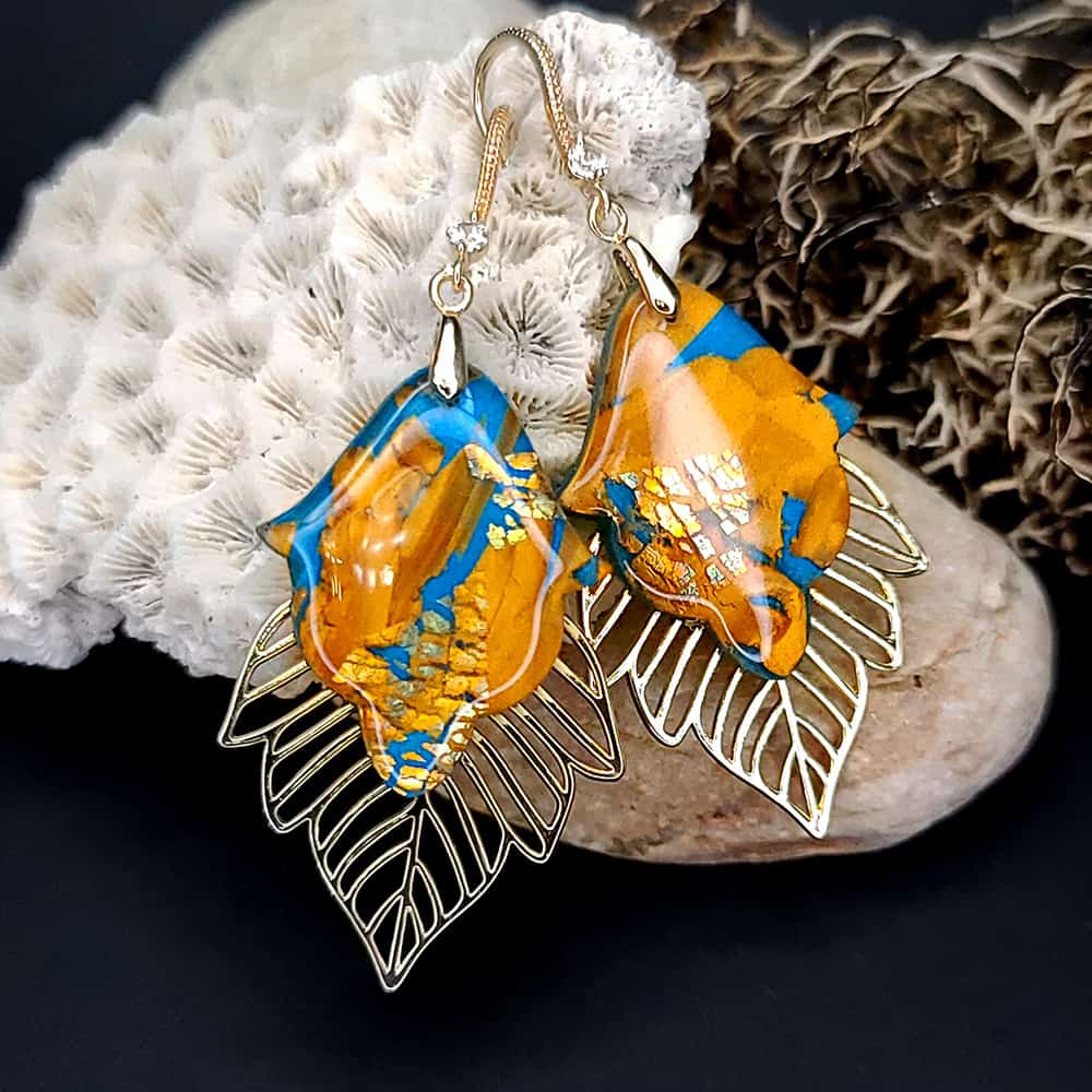 Romantic Earrings "Ice and Flame" Earrings SweetyBijou Jewelry