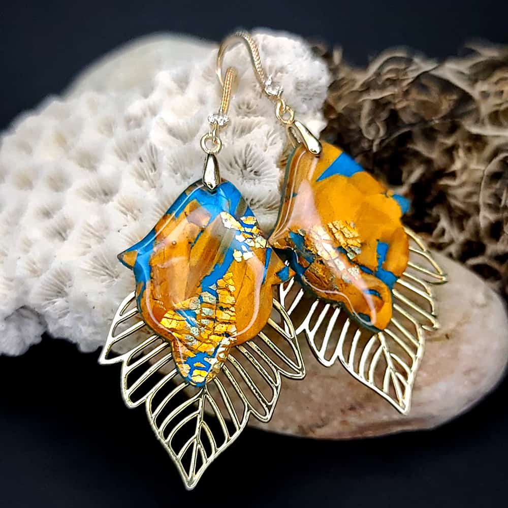 Romantic Earrings "Ice and Flame" Earrings SweetyBijou Jewelry