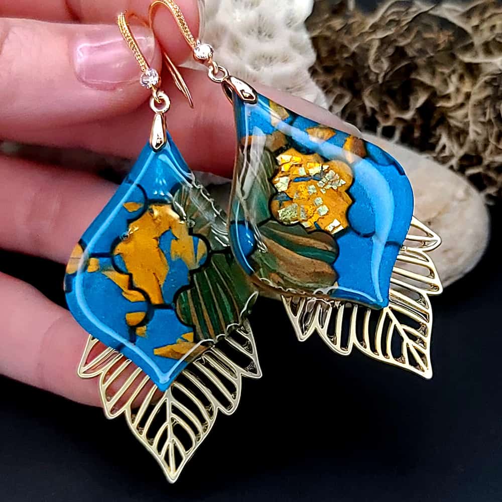 Romantic Earrings "Moroccan Mosaic" Earrings SweetyBijou Jewelry