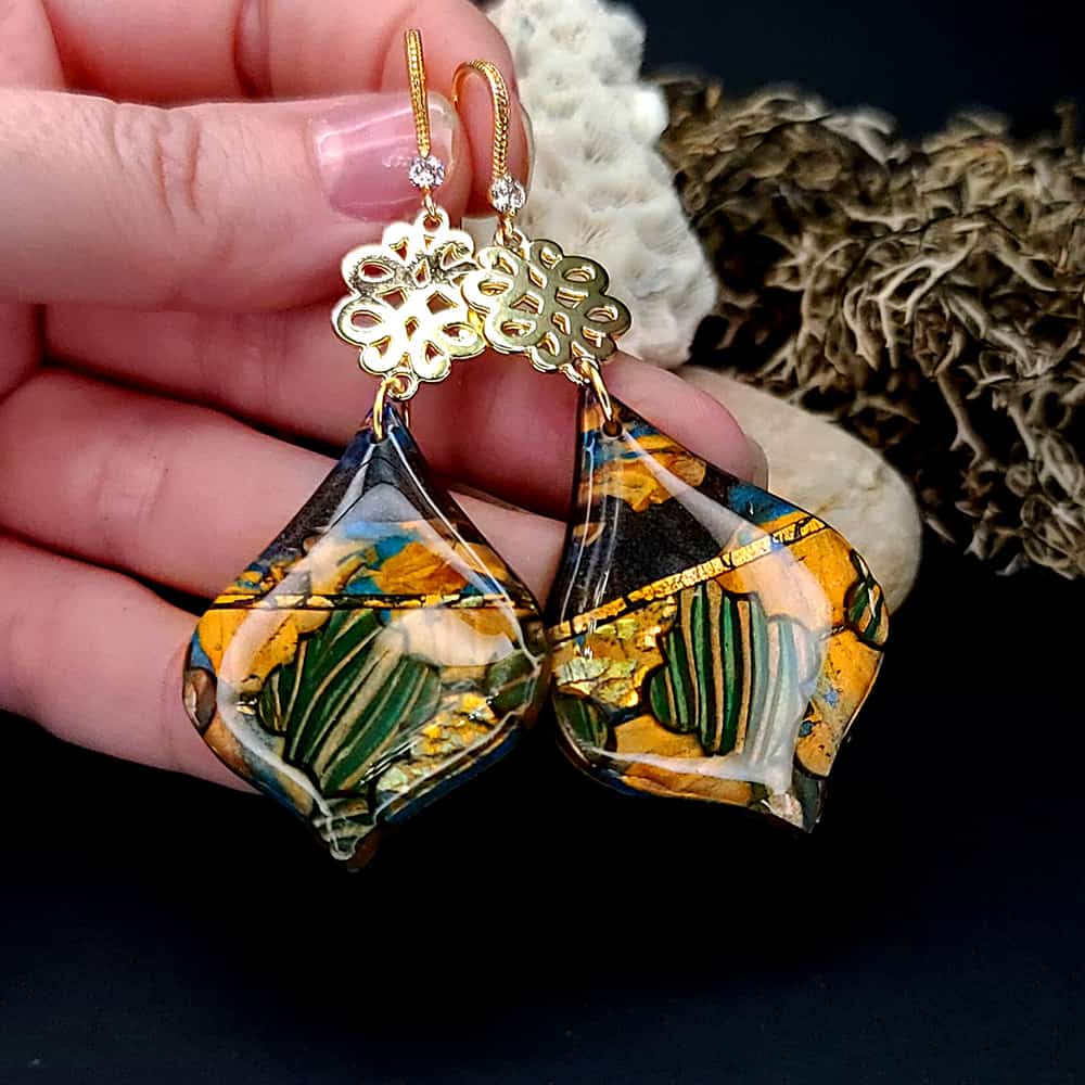 Romantic Earrings "Moroccan magic nights" Earrings SweetyBijou Jewelry