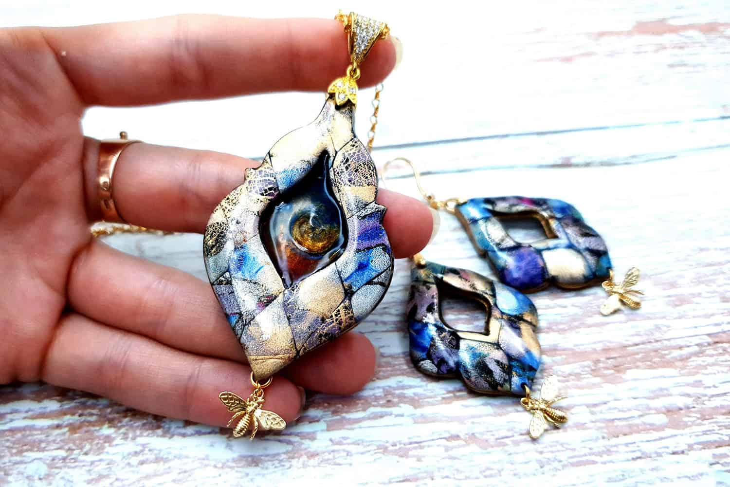 "The Cradle of the Universe" Jewelry set Jewelry Set SweetyBijou Jewelry