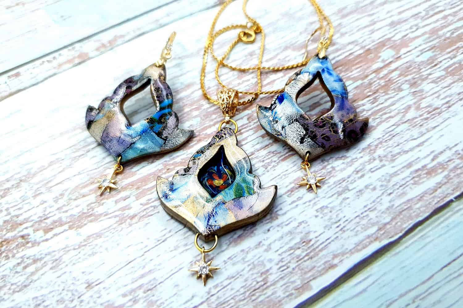 "Magical Flower" Jewelry set Jewelry Set SweetyBijou Jewelry