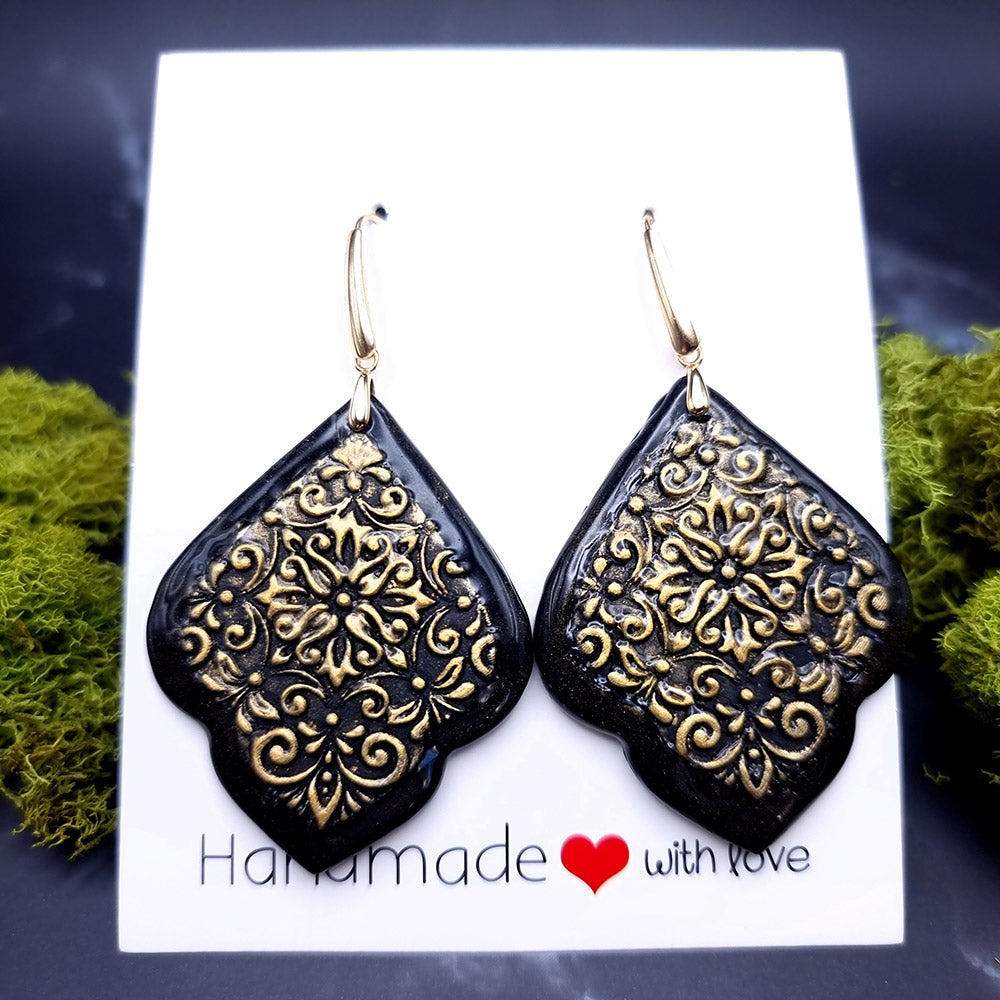 Baroque Elegance Earrings - Love-Inspired Gift Earrings SweetyBijou Jewelry