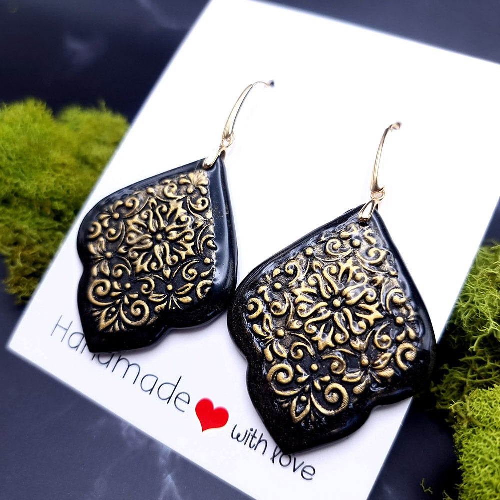 Baroque Elegance Earrings - Love-Inspired Gift Earrings SweetyBijou Jewelry