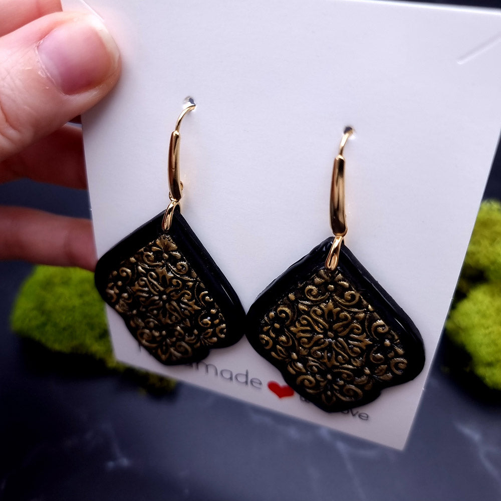 Baroque Elegance Earrings - Love-Inspired Gift Earrings SweetyBijou Jewelry