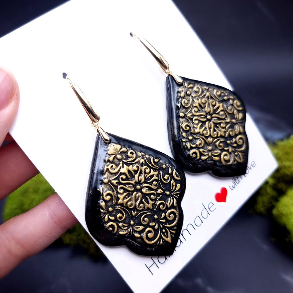 Baroque Elegance Earrings - Love-Inspired Gift Earrings SweetyBijou Jewelry