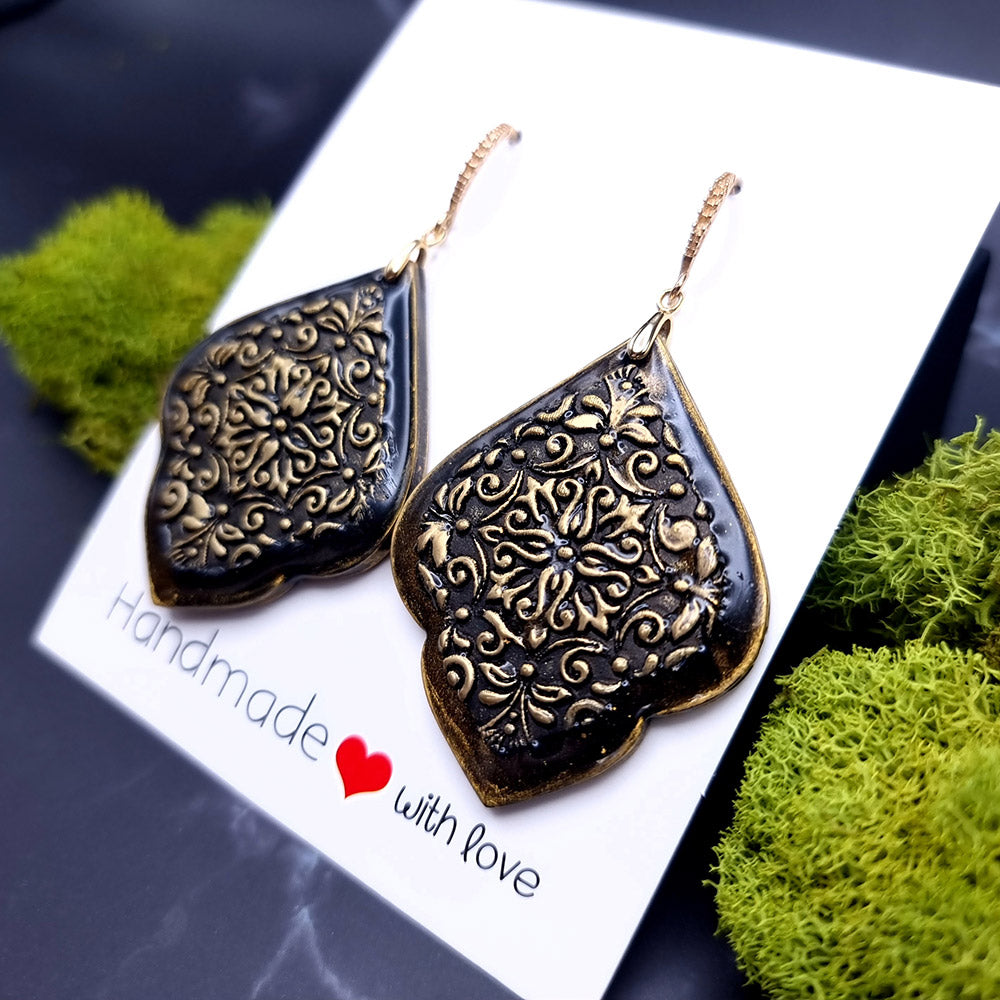 Bronze Filigree Earrings - Sophisticated Gift for Your Beloved Earrings SweetyBijou Jewelry