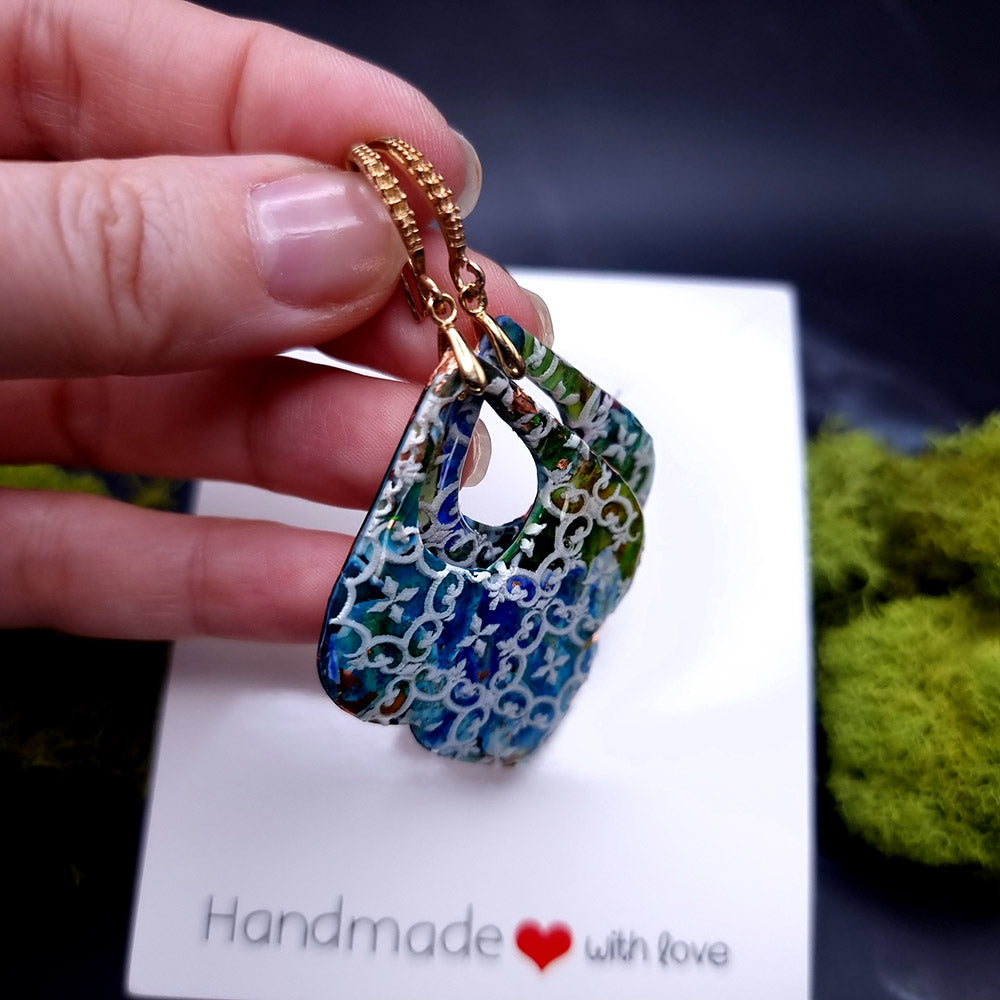 Mosaic Marvel Earrings - Romantic Gift for Special Occasions Earrings SweetyBijou Jewelry