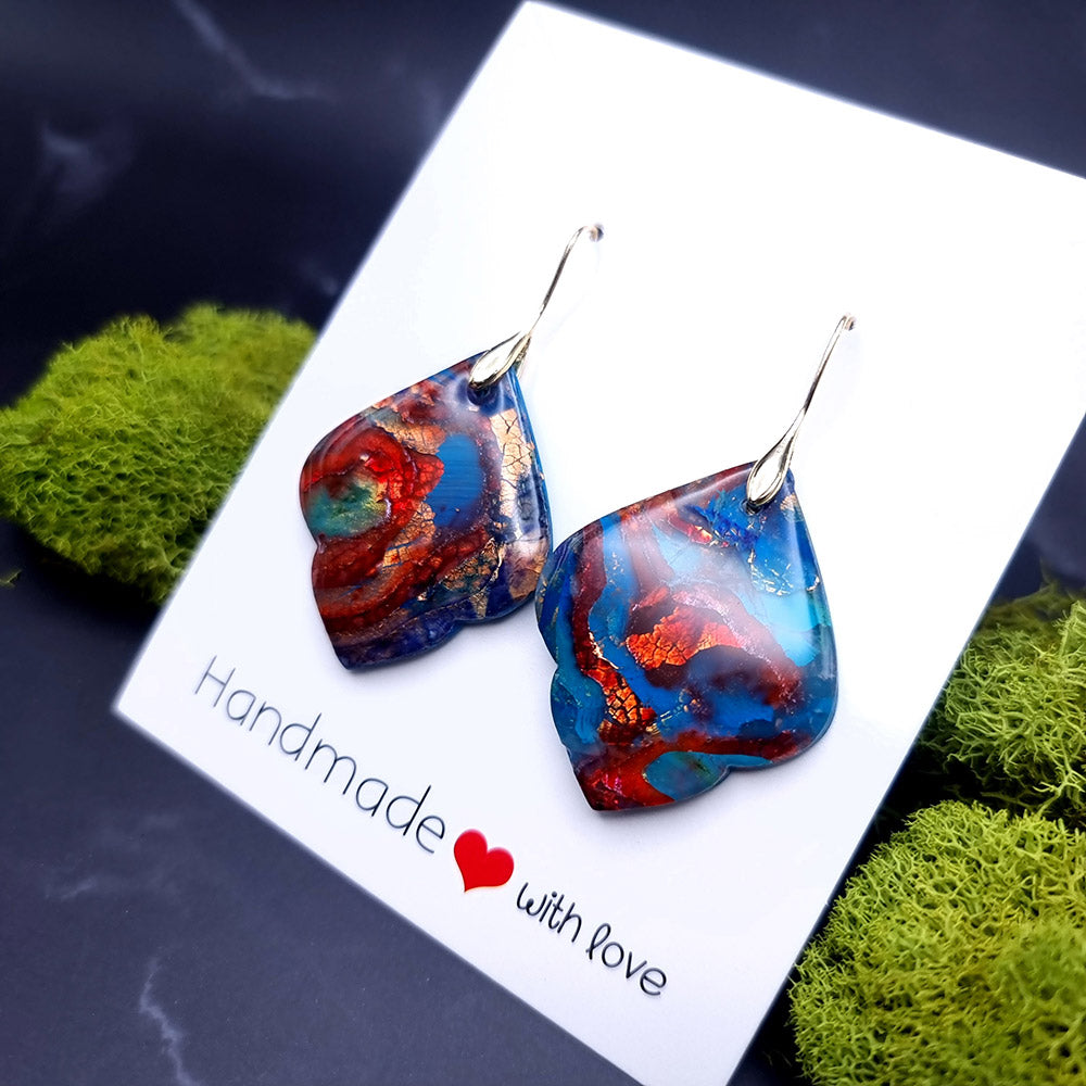 Crimson Tide Cascade Earrings - Romantic Gesture for Special Celebrations Earrings SweetyBijou Jewelry