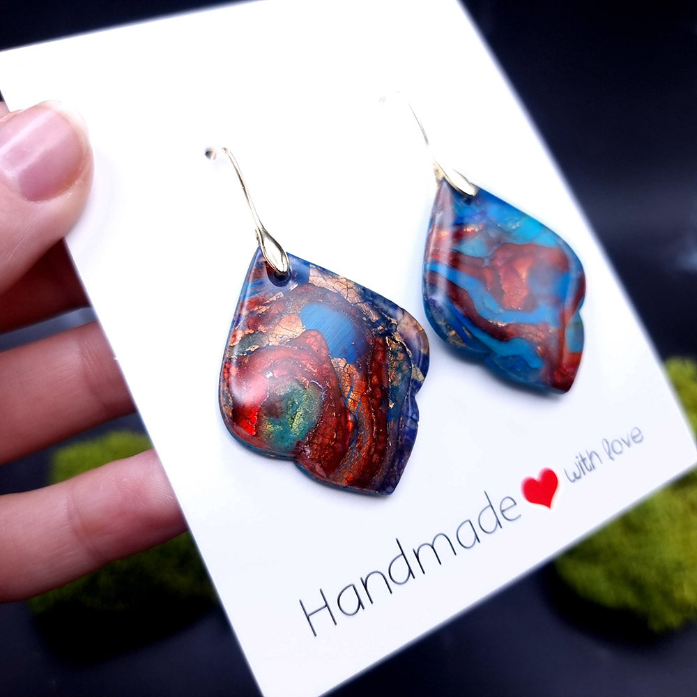 Crimson Tide Cascade Earrings - Romantic Gesture for Special Celebrations Earrings SweetyBijou Jewelry