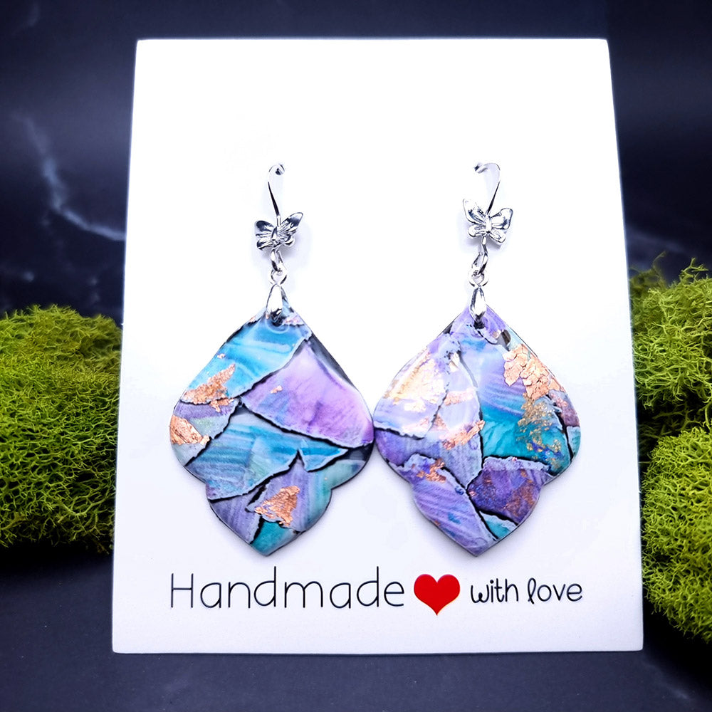 Aquarelle Dreams Earrings - Perfect Valentine's Day Gift Earrings SweetyBijou Jewelry