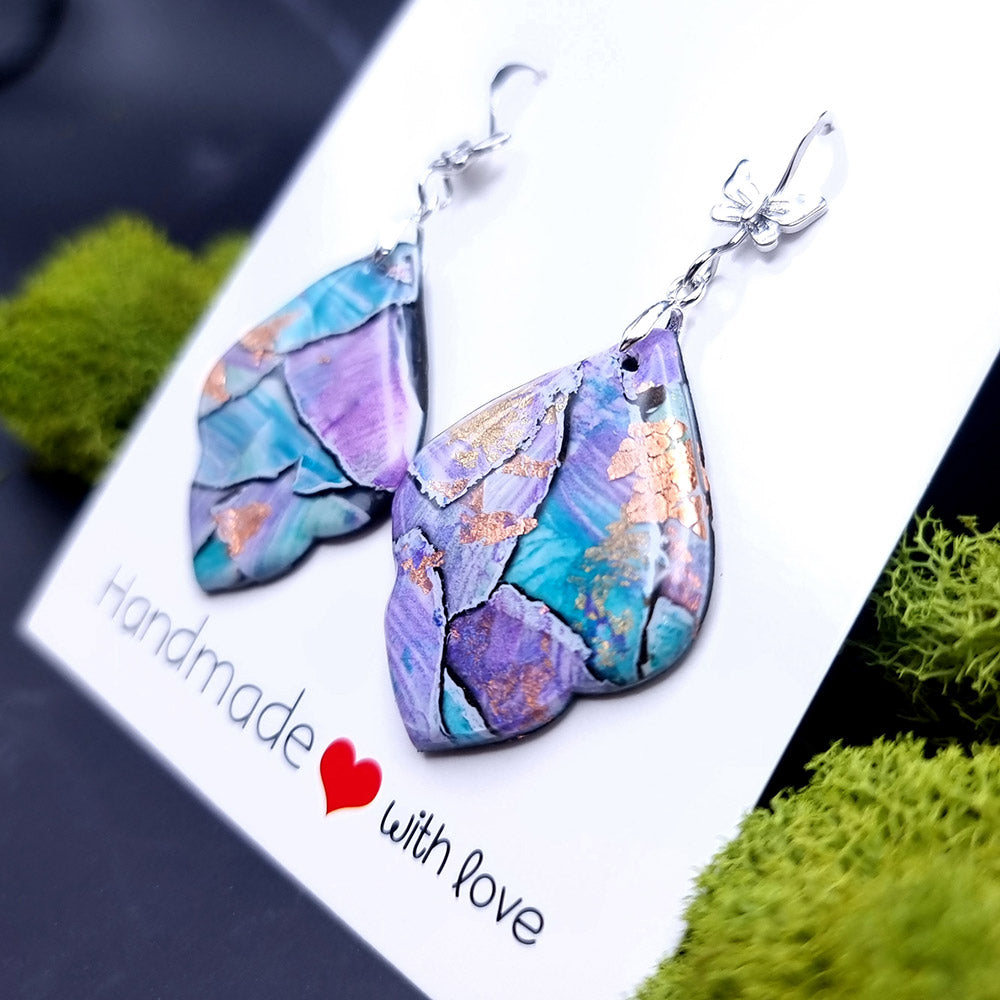 Aquarelle Dreams Earrings - Perfect Valentine's Day Gift Earrings SweetyBijou Jewelry