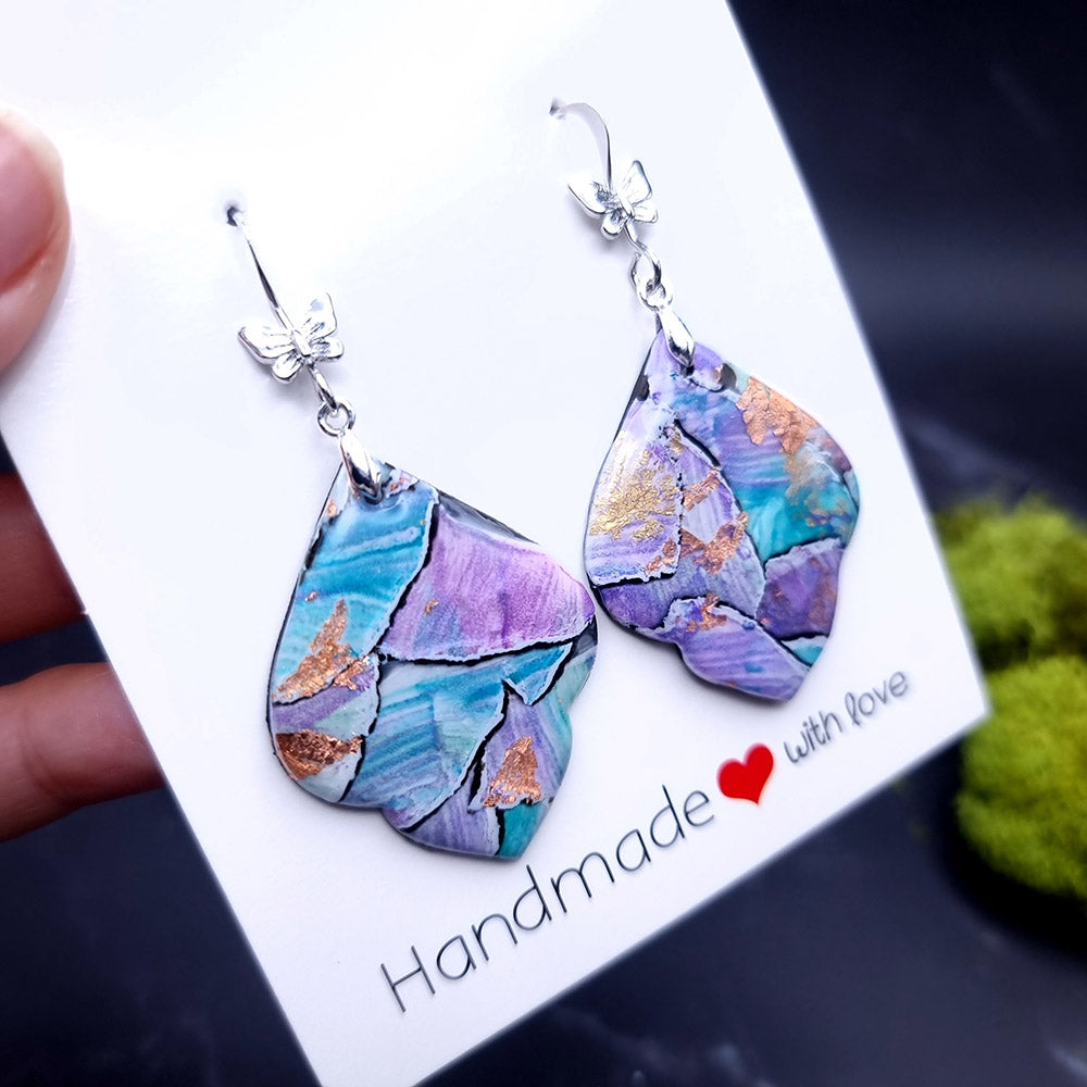 Aquarelle Dreams Earrings - Perfect Valentine's Day Gift Earrings SweetyBijou Jewelry