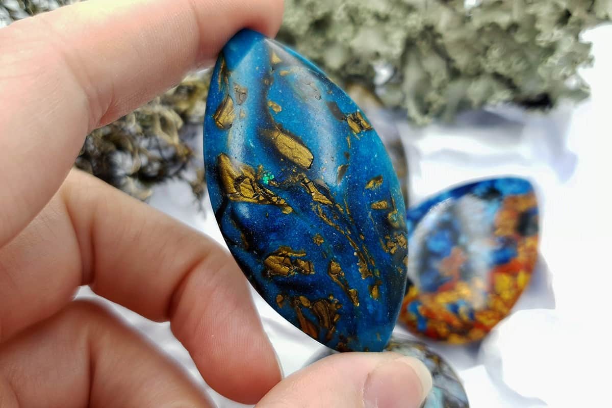 4 pcs Labradorite Pietersite Stone Mix (Set #1) Cabochons SweetyBijou Cabochons