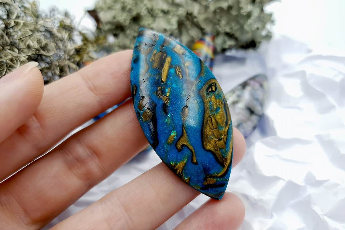 4 pcs Labradorite Pietersite Stone Mix (Set #2) Cabochons SweetyBijou Cabochons