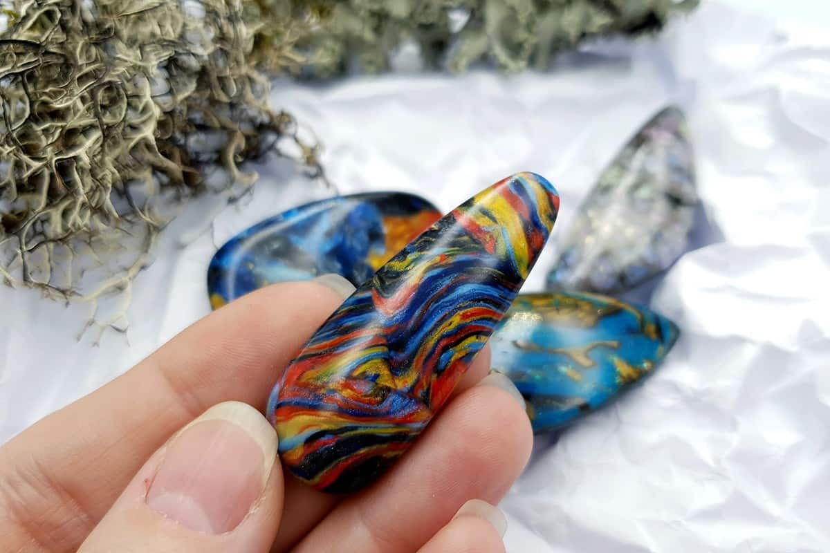 4 pcs Labradorite Pietersite Stone Mix (Set #2) Cabochons SweetyBijou Cabochons