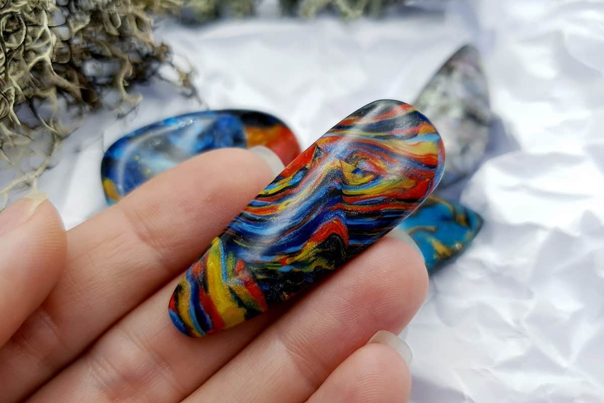 4 pcs Labradorite Pietersite Stone Mix (Set #2) Cabochons SweetyBijou Cabochons
