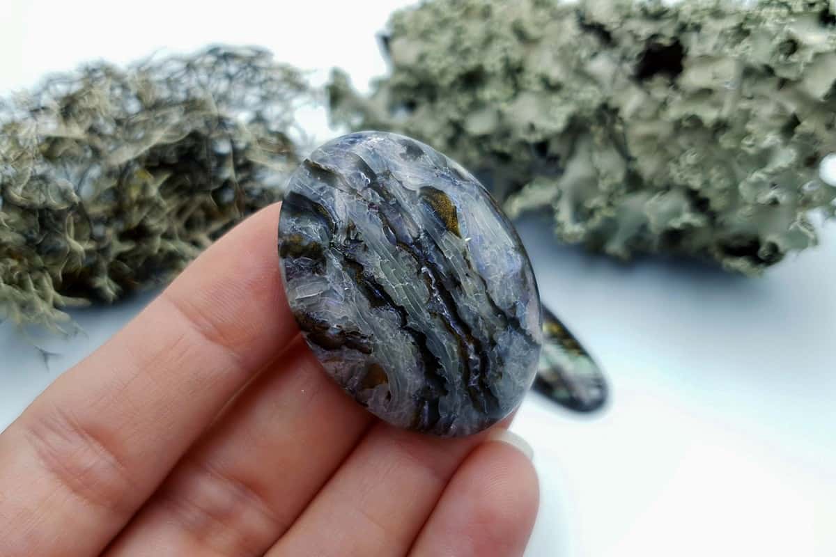 3 pcs Labradorite Pietersite Stone Mix (Set #7) Cabochons SweetyBijou Cabochons