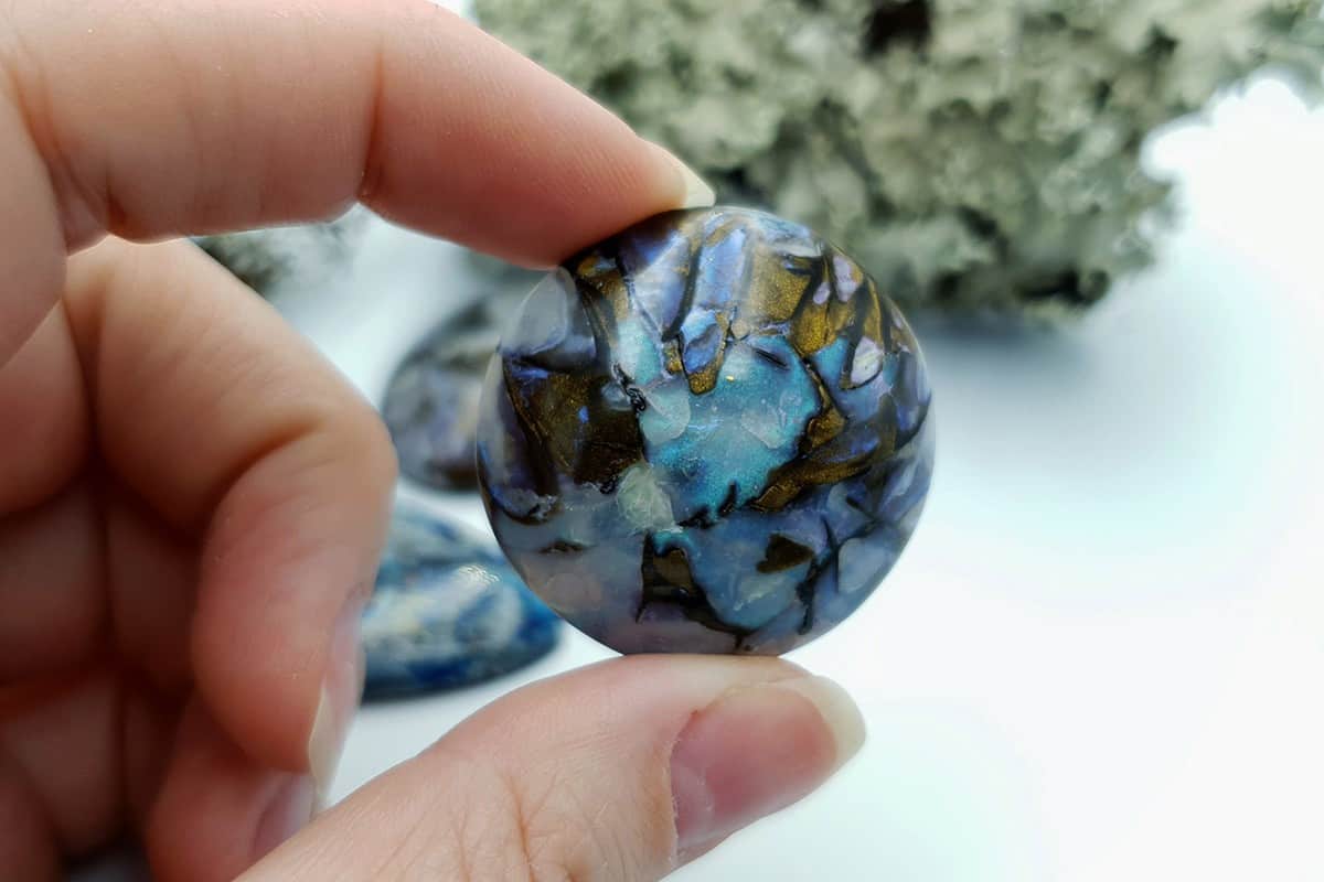 4 pcs Labradorite Pietersite Stone Mix (Set #10) Cabochons SweetyBijou Cabochons