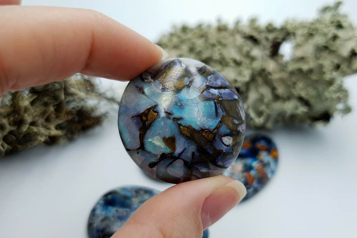 4 pcs Labradorite Pietersite Stone Mix (Set #10) Cabochons SweetyBijou Cabochons