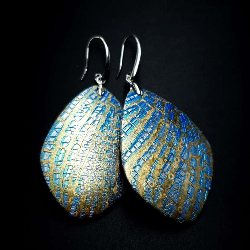 Large Frozen Petals Earrings Earrings SweetyBijou Jewelry Default Title