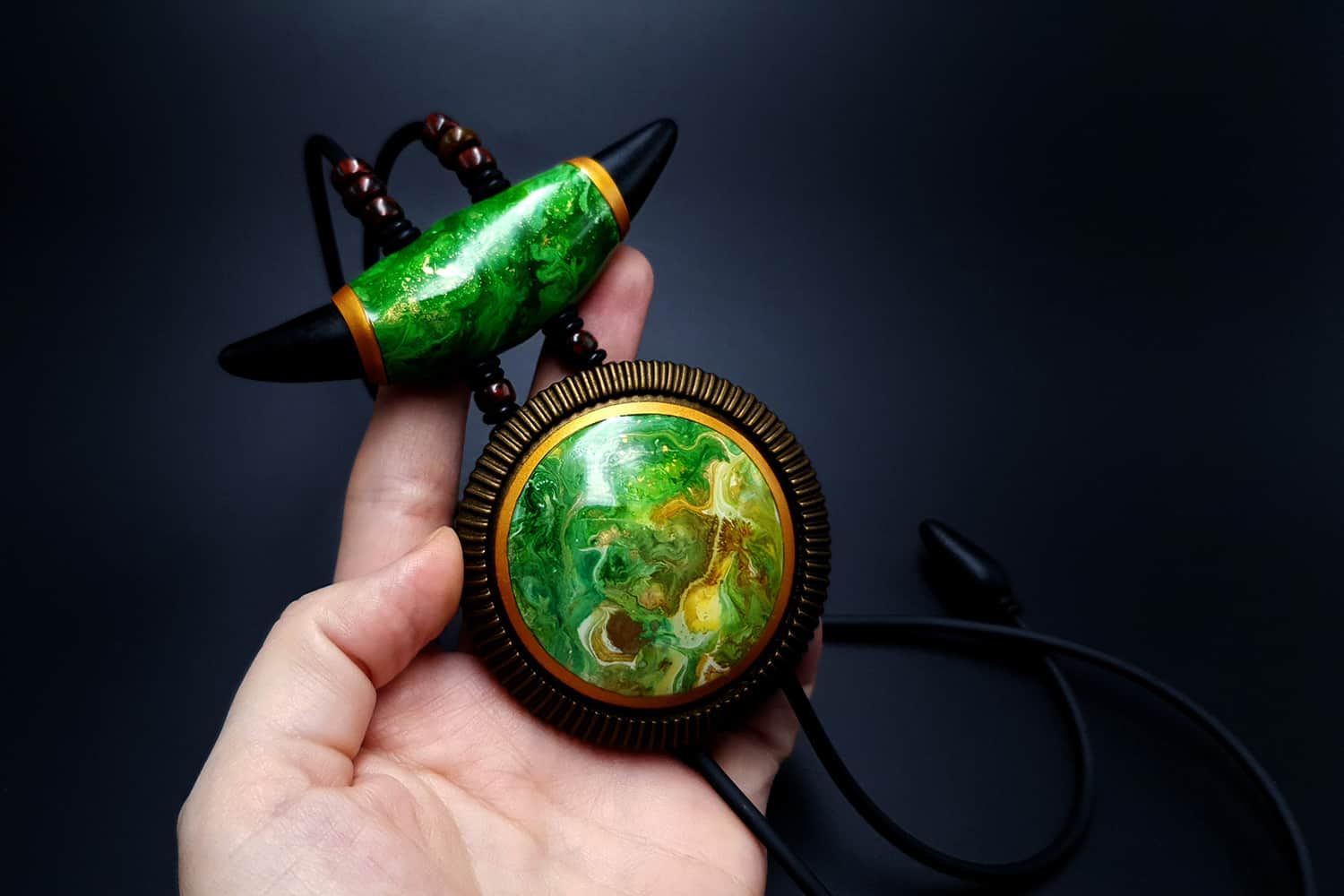 The Magic Forest - Long Pendant Pendant SweetyBijou Jewelry