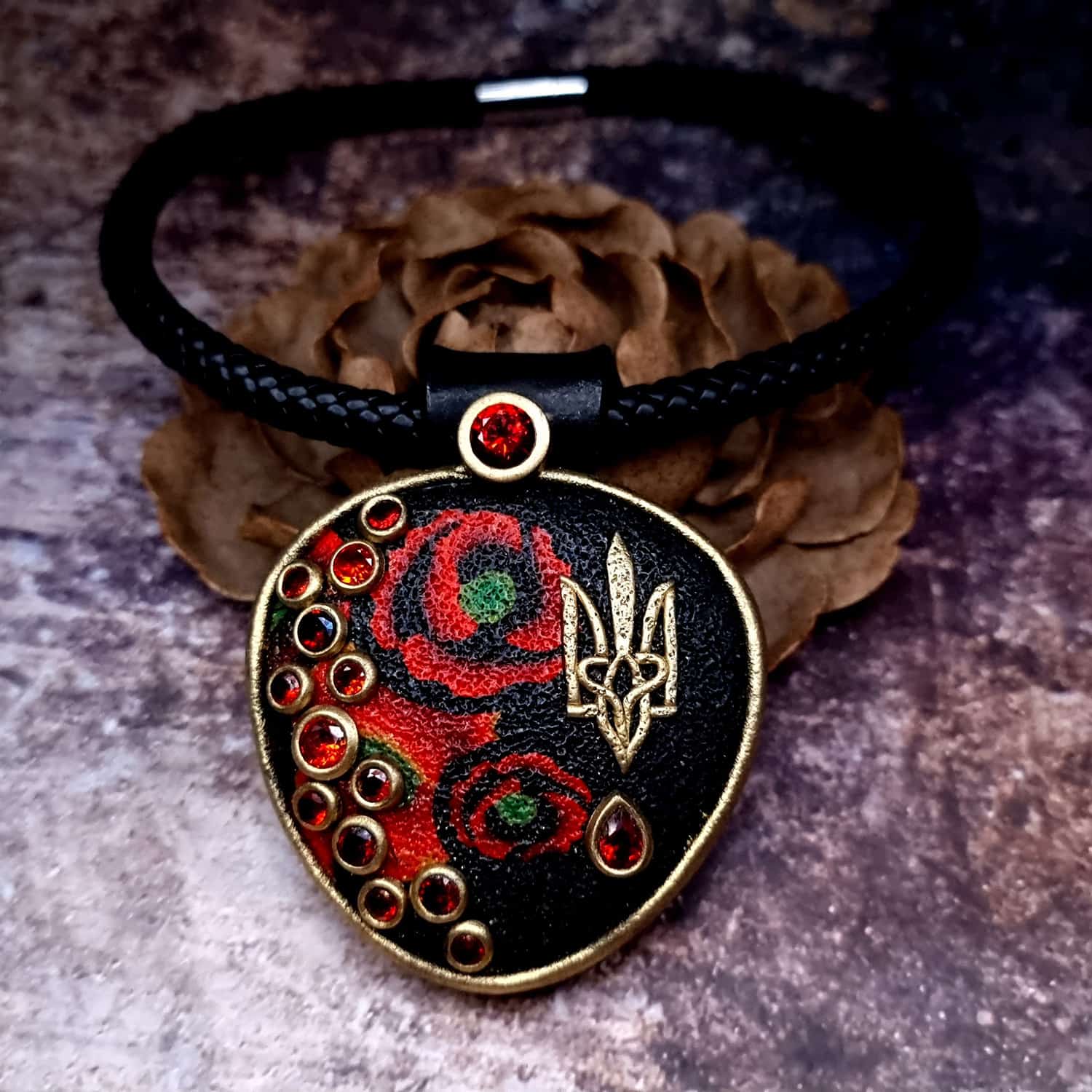 Ukrainian Symbols - Pendant Pendant SweetyBijou Jewelry