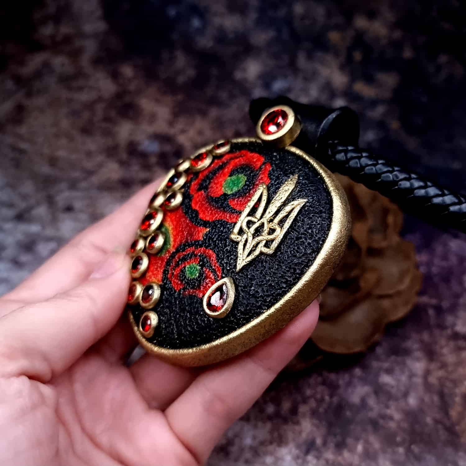 Ukrainian Symbols - Pendant Pendant SweetyBijou Jewelry