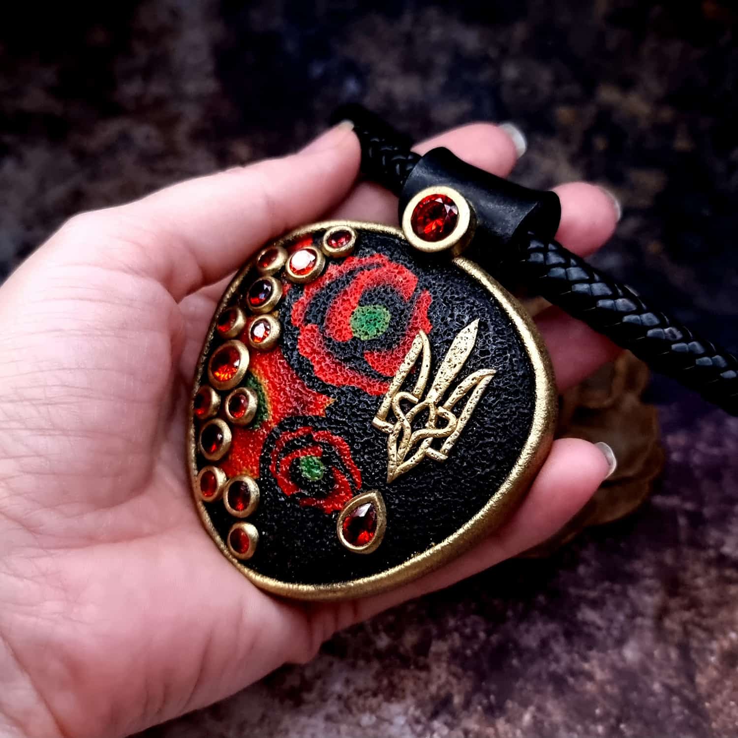 Ukrainian Symbols - Pendant Pendant SweetyBijou Jewelry