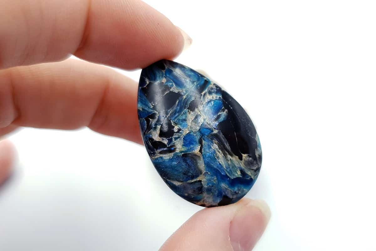 4 pcs Faux Pietersite Stones from Polymer Clay (#8) Cabochons SweetyBijou Cabochons