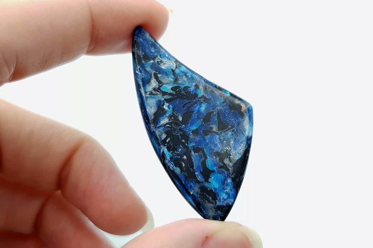 4 pcs Faux Pietersite Stones from Polymer Clay (#9) Cabochons SweetyBijou Cabochons